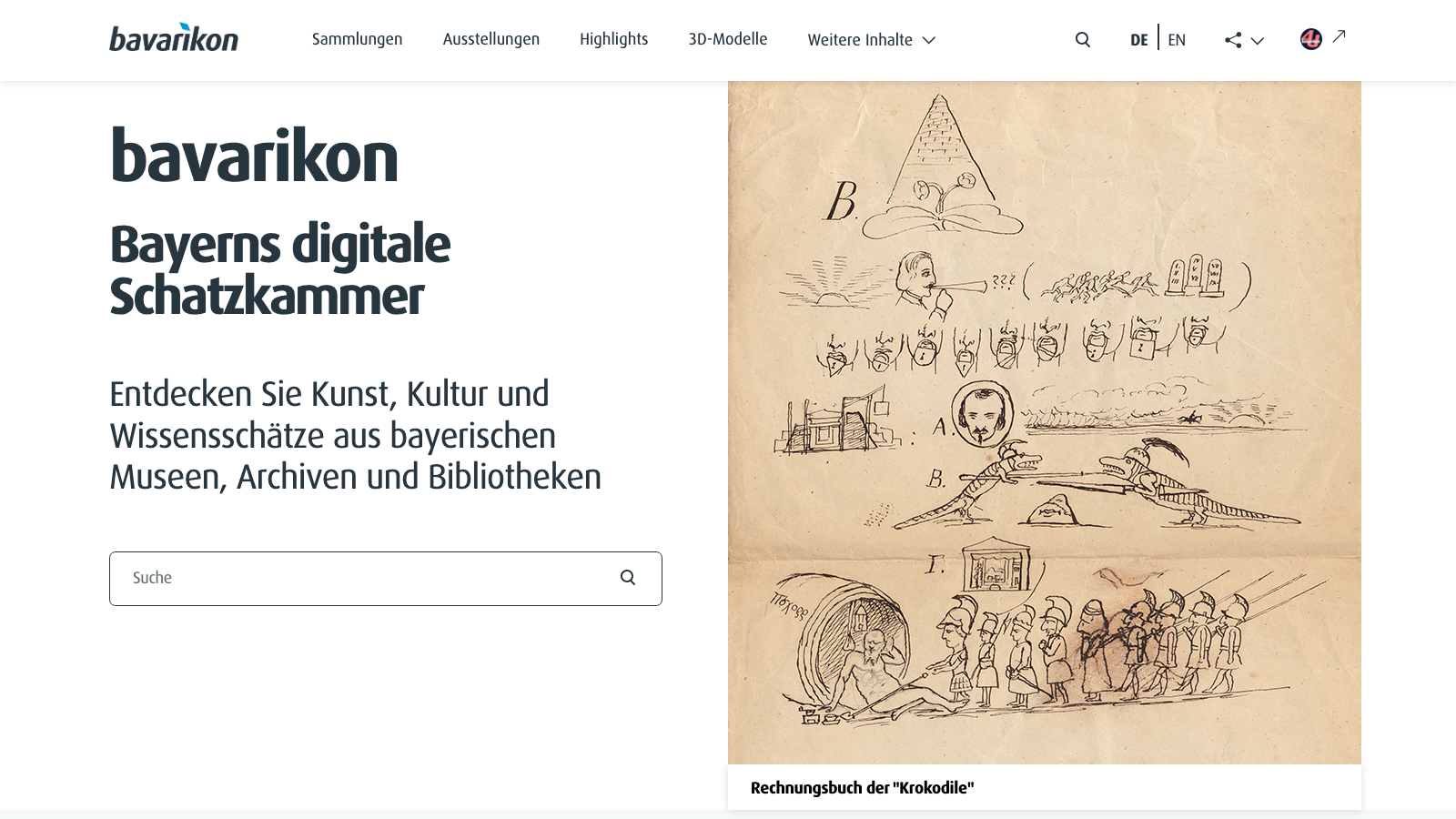 Screenshot of Bavarikon