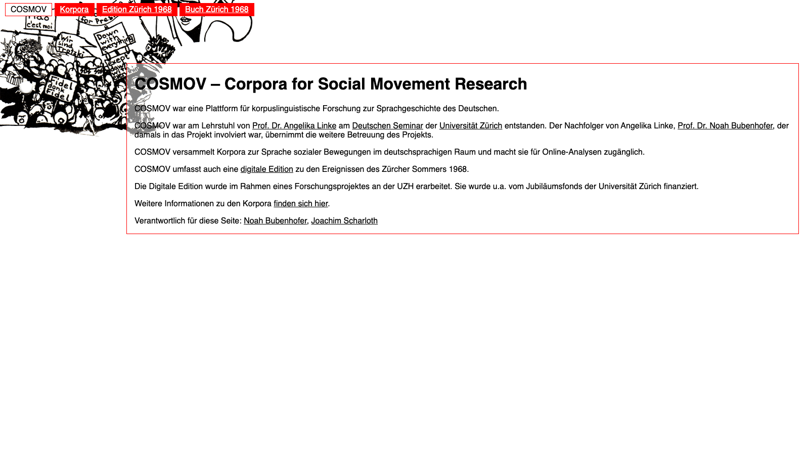 Screenshot of COSMOV