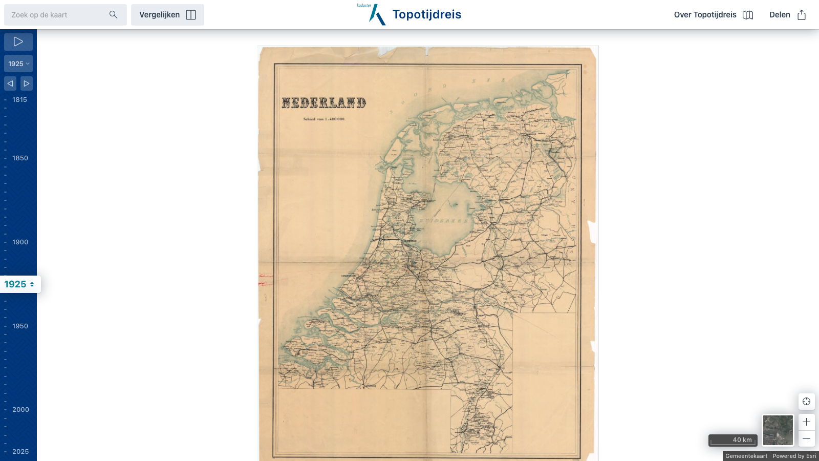 Screenshot of Topotijdreis